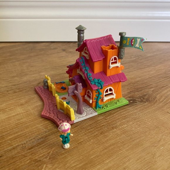 Polly Pocket - Vintage 90s Dog House Animal Wonderland Set - Picture 2 of 8